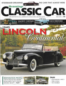 HEMMINGS CLASSIC CAR 2015 MAY - STUDES, GM'S TRUCKS '73-87, LINCOLN CONTINENTAL